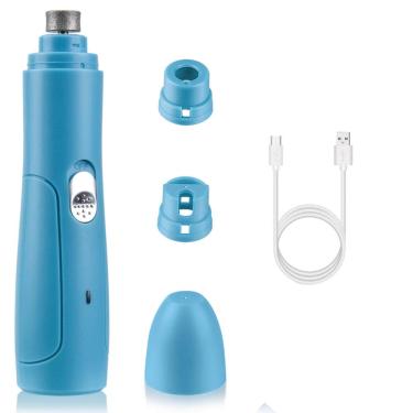 Imagem de YITON Moedor de unhas para animais de estimação Tesoura elétrica para unhas de animais de estimação Moedor de unhas para cães e gatos Cortadores de unhas recarregáveis 1 conjunto tipo B