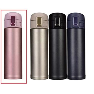 Imagem de Koix Garrafa Térmica Aço Inox Agua Café 500ml Quente ou Frio Vácuo (Rosa)
