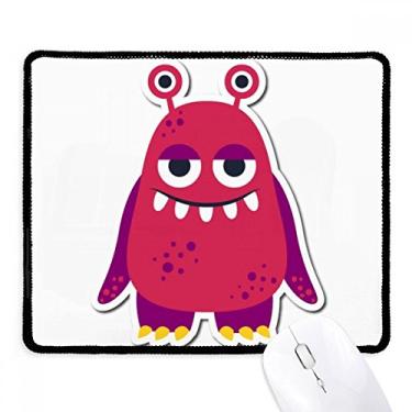 Imagem de Mousepad de monstro rosa do universo e alienígena Tapete de borracha para jogos