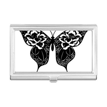 Imagem de Carteira de bolso com porta-cartões Borboleta com asas de rosas