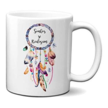 Imagem de Caneca Filtro De Sonhos Personalizada Sonhos Se Realizam