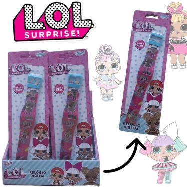 Imagem de Relógio Digital Infantil de Pulso Boneca Lol Surprise
