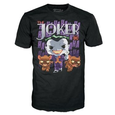 Imagem de Funko Camiseta em caixa Pop! Coringa DC Comics - M