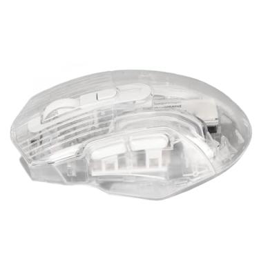 Imagem de Mouse Mecânico para Jogos RGB Transparente, Mouse de Computador USB de Modo Duplo, Mouse de Mesa de 3 Modos 5 DPI Ajustável para Jogos e Esportes (Branco)