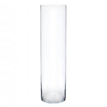 Imagem de Vaso Vidro Cilindro Grande Comprido 40x14cm Transparente