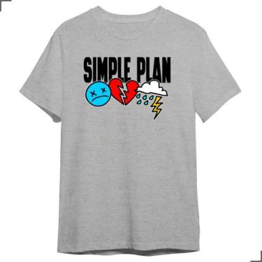 Imagem de Camiseta Banda Simple Plan David Show Brasil Addicted Turne - Asulb