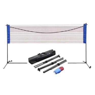 Imagem de Rede Dobrável De Badminton Com Saco De Armazenamento, Rede De Vôlei De Tênis Pickleball Com Suporte, Para Praia De Quintal De Garagem (Size : 4.2m/14ft)