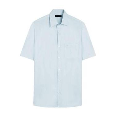 Imagem de Camisa VR Masculina Casual Manga Curta Pocket Silicon Oil Azul Claro-Masculino