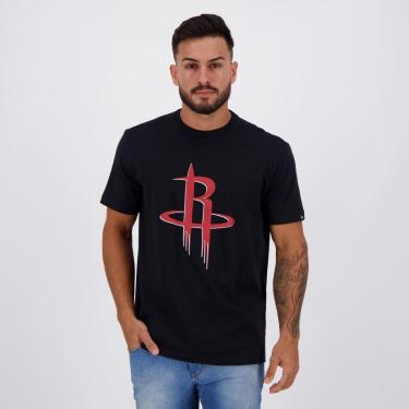 Imagem de Camiseta New Era NBA Houston Rockets Preta-Masculino