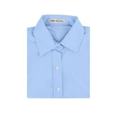 Imagem de Camisa Feminina Milani MC Lisa Azul Claro - 3008-Masculino