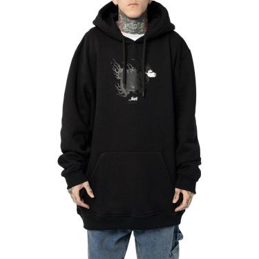 Imagem de Moletom Lost Canguru Sheep On Fire WT24 Masculina Preto