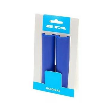 Imagem de Manopla Punho Gta 135Mm Para Bicicleta Silicone Bike Azul