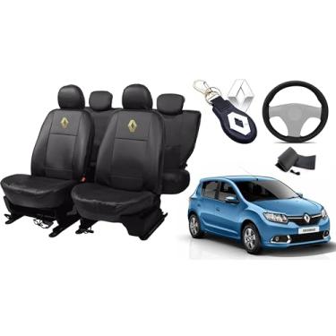 Imagem de Capa de couro para o banco sandero 2016-2024 proteção impermeável