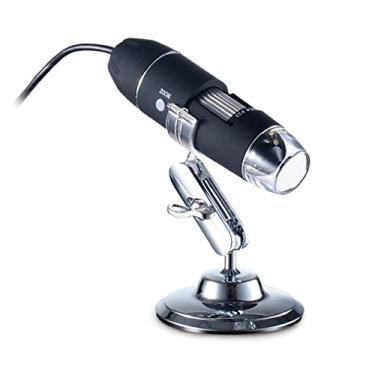 Imagem de Microscópio Digital Portátil Usb Com Câmera de Ampliação 1000X 8 Led Com Suporte de Metal Compatível Com Windows Xp // Win 7 8 10