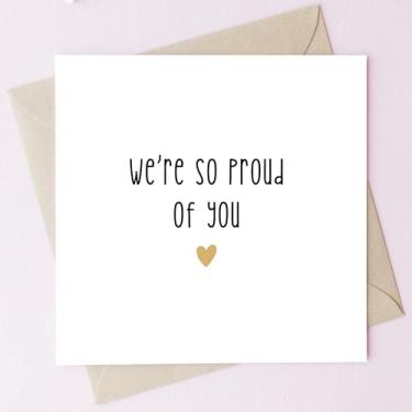 Imagem de TEEMI - We're So Proud of You Congratulations Card a New Job Graduation Well Done Encouragement Gift For Her Him