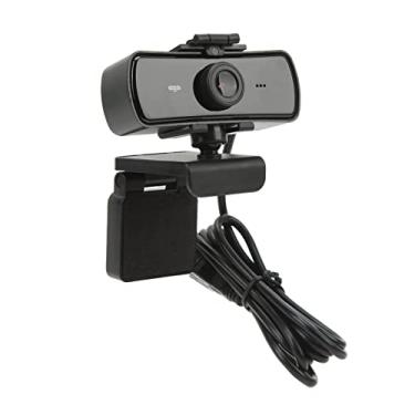 Imagem de Câmera de Computador 2K HD USB Com Tampa de Lente Embutida para Chamadas de Vídeo Streaming Full HD Webcam para PC 1440P HD Streaming Webcam