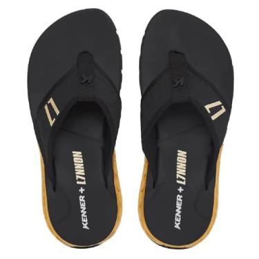 Imagem de Chinelo Masculino Kenner Rakka Elite L7 Preto/Dourado 41