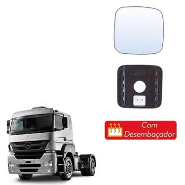 Imagem de Vidro Retrovisor Auxiliar Mb Axor Atego Ld Le C Desembaçador - Globo