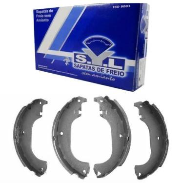 Imagem de Sapata Lona Freio Fiat Doblo Strada 2001 a 2022 Traseira Bosch SYL 203