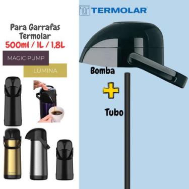 Imagem de Kit Bomba de Pressão e Tubo Termolar Garrafa Térmica Termolar Lúmina M