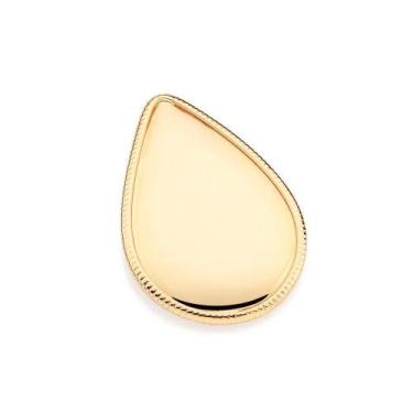 Imagem de Pingente  banhado ouro 3x 24k 18k e 22k  feminino maxi grande gota rom