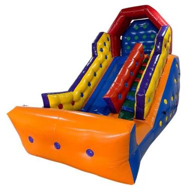 Imagem de Tobogã Premium Inflável  Completo com Motor - Play Brinquedos