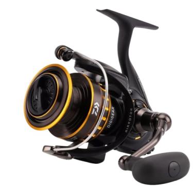 Imagem de Molinete giratório Daiwa BG, para água doce e salgada, preto/dourado