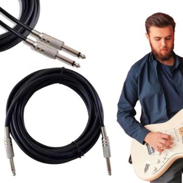 Imagem de Cabo P10 Caixa Guitarra Midi 10 Metros Audio Profissional - MXT, Preto