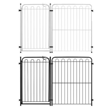 Imagem de Cercado Grade c/ Portão Pet 1 Módulo Alto 82cm Isolamento - AÇOMIX, Pr