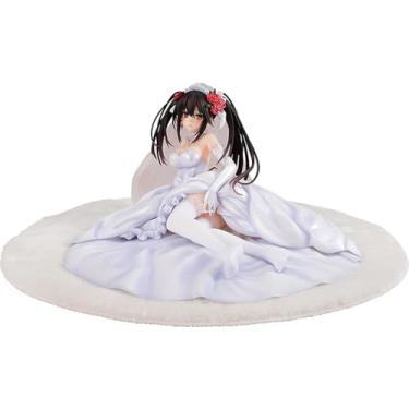 Imagem de Kadokawa Date-A-Live: Light Novel Edition Kurumi Tokisaki (versão de vestido de noiva) Figura de PVC em escala 1:7, multicolorido