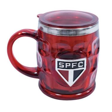 Imagem de Caneca Térmica Brasão Metal 500Ml  São Paulo - Mileno