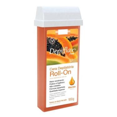 Imagem de Refil Cera Depilatoria Corporal Profissional Depilação Roll On Depilfl
