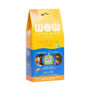 Imagem de Petisco Wow Pet Food Gourmet Peixe e Ervas Finas para Gatos 30 g
