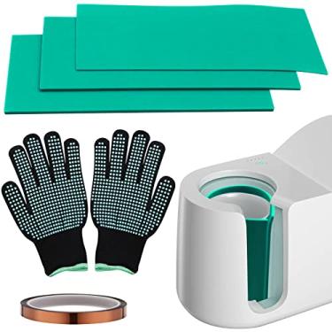 Imagem de ZOCONE Conjunto de copos de sublimação para acessórios de imprensa de caneca Cricut, 3 espessuras de silicone para copos de sublimação em branco para máquina de sublimação de prensa térmica, 9,8 x 4,7