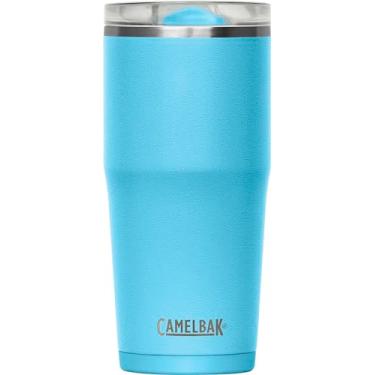 Imagem de CamelBak Copo Thrive à prova de vazamento de 590 ml - aço inoxidável isolado - à prova de derramamento - compatível com porta-copos, azul nórdico