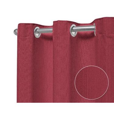 Imagem de Cortina Rústica Lisa 5 00 X 2 80 Mts Esticado - Cris Enxovais , Marsal