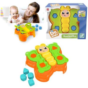 Imagem de Brinquedo Anabelha Abelha Didática Com Blocos - Jp Brink, Laranja