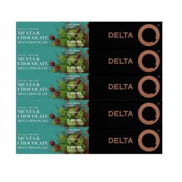 Imagem de 50 Cápsulas Delta Q Café Chocolate com Menta Intensidade 7