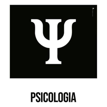 Imagem de Kit 3 Placas Desenho Psicologia