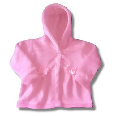 Imagem de Casaquinho bebê em fleece, estampado com capuz - Tam. 03 meses até 02 