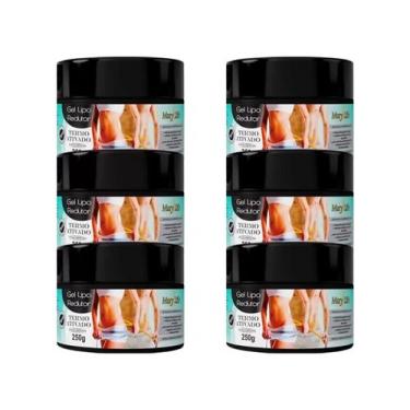 Imagem de 12 Gel Lipo Redutor Termo Ativado 250g - Mary Life