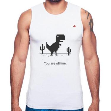 Imagem de Regata You are offline - Foca na Moda, Branco, GG