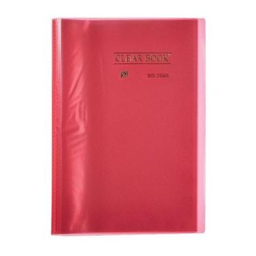 Imagem de Pasta Catálogo A4 Yes 20 Envelopes BD20AS Clear, Vermelho