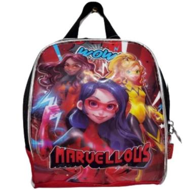 Imagem de Lancheira Térmica Infantil Fuseco CBFP-6015 Marvellous, Vermelho