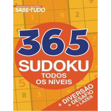 Imagem de Revista Passatempo Almanaque Sabe tudo: 365 Sudoku, 1, 15.5 x 23