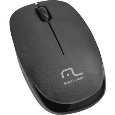 Imagem de Mouse óptico sem Fio 1200DPI 24GHZ Preto - Multilaser