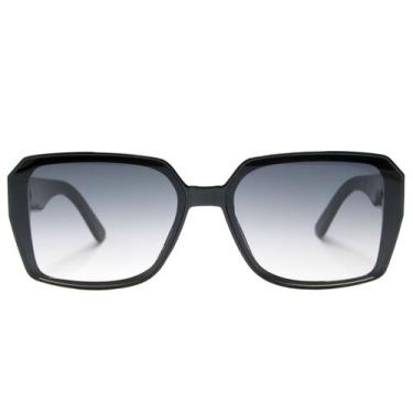 Imagem de Oculos de Sol Femenino Estilo Blogueira Quadrado Retrô-D  - Pop