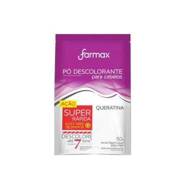 Imagem de Pó Descolorante Para Cabelos Queratina 50g - Farmax