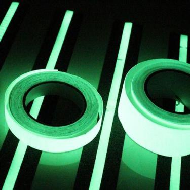 Imagem de 2 X Fita Glow Tape Fluorescente Para Escuro 10mm X 10metros