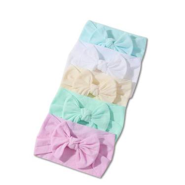 Imagem de Laços de bebê Faixinha Turbante Infantil Menina Acessórios de Cabelo 5